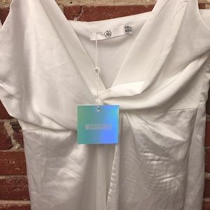 Misguided White Slipdress